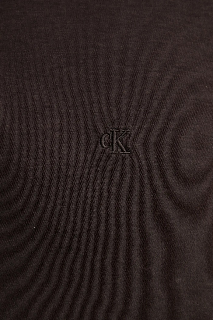 Calvin Klein longsleeve din bumbac LV040EM909 maro