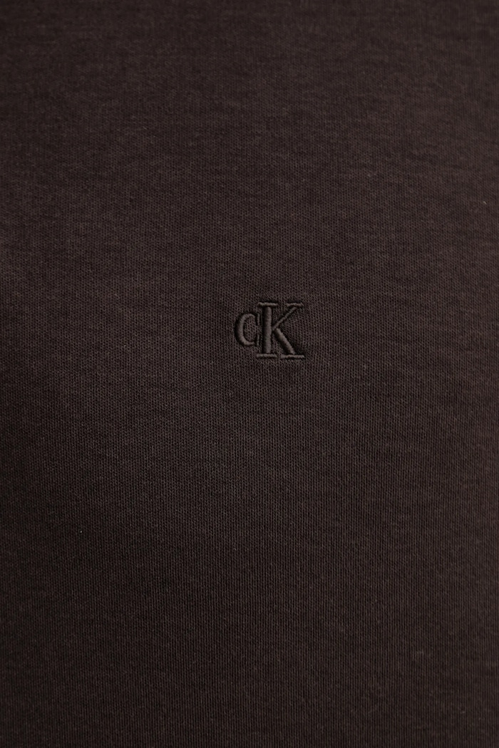 Calvin Klein longsleeve din bumbac LV040EM909 maro