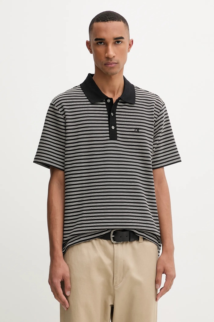 Πόλο Calvin Klein κανονικό μαύρο LV04LD205G