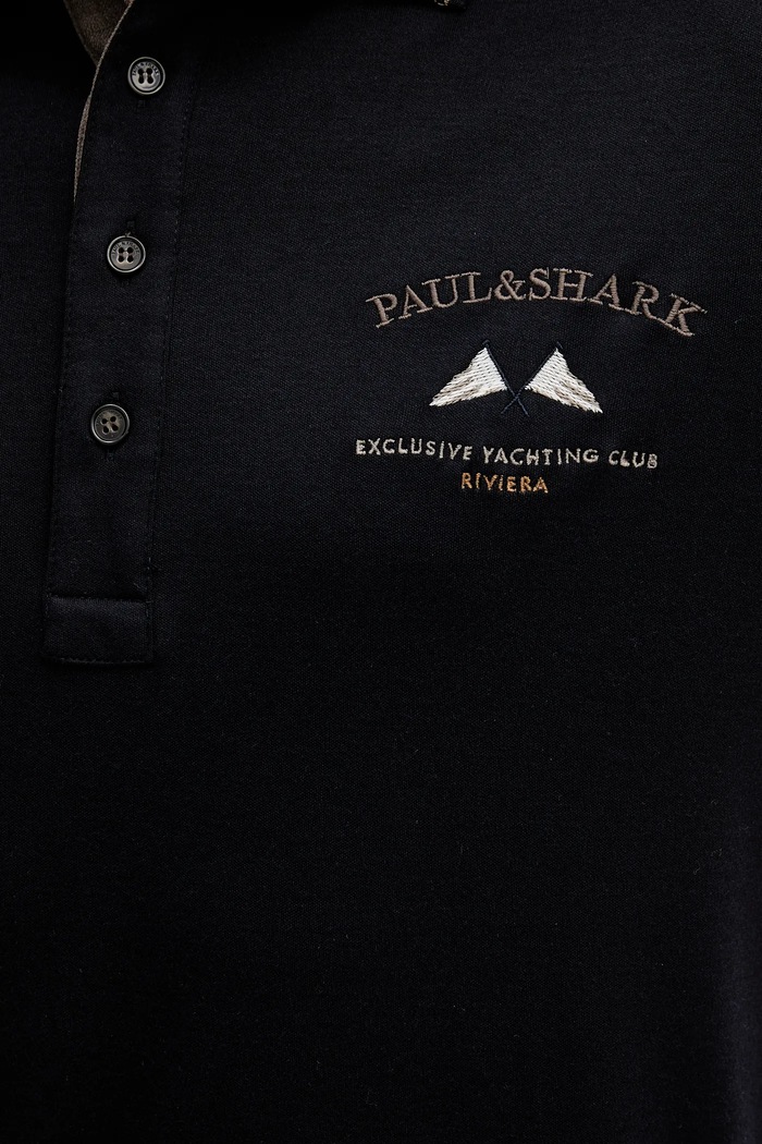 Polo tričko Paul&Shark 15311702 námořnická modř