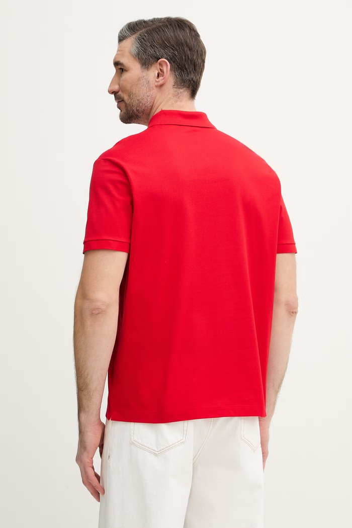Îmbrăcăminte Paul&Shark polo de bumbac Knitwear 99311001 rosu