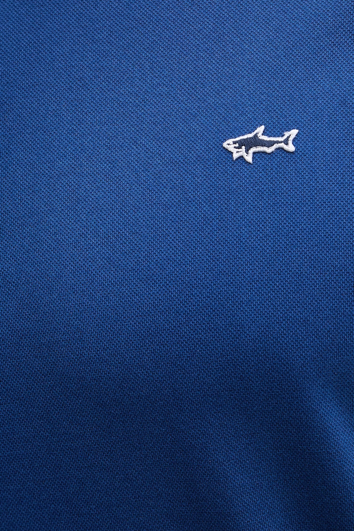 Paul&Shark polo de bumbac Knitwear 99311001 bleumarin