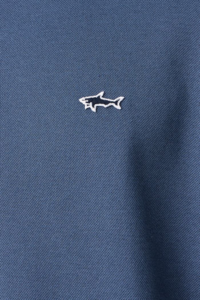Polo męskie bawełniane Knitwear Paul&Shark 99311001 niebieski