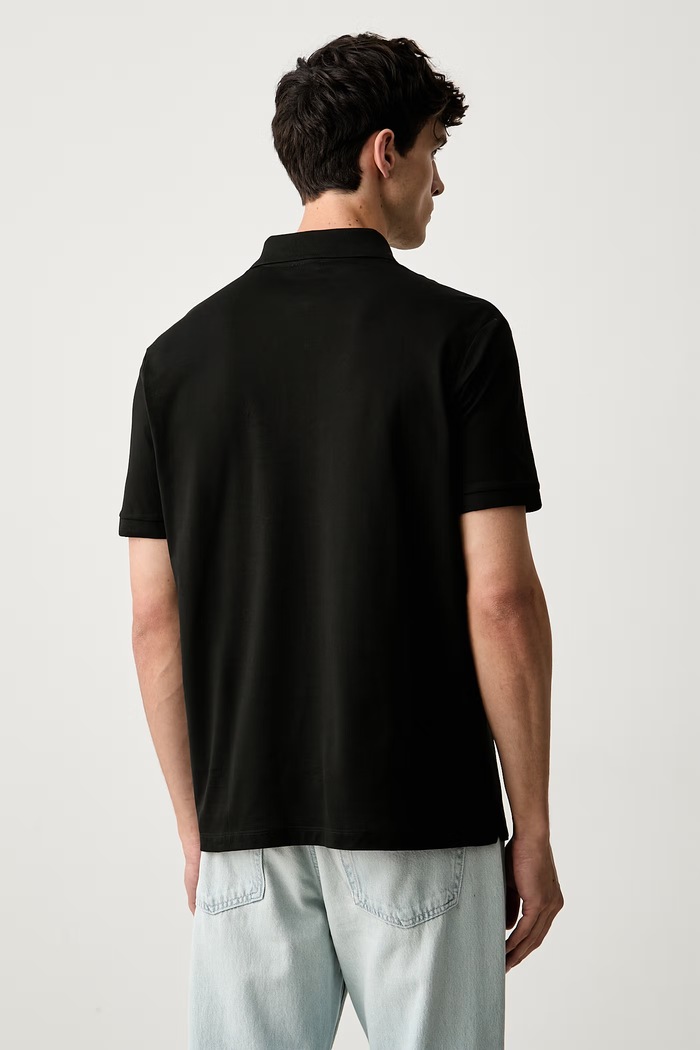 Odzież Paul&Shark polo męskie bawełniane Knitwear 99311001 czarny