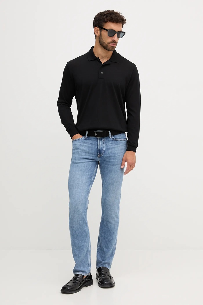 Volnen pulover Paul&Shark Knitwear 99311017 črna AW25