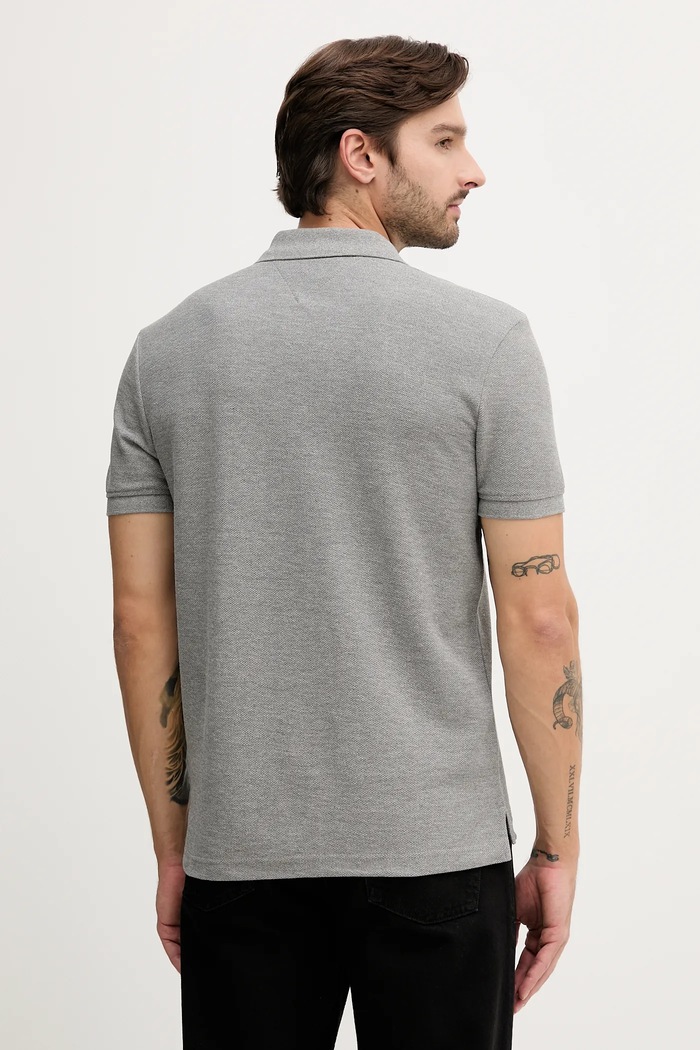 Oblečenie Polo tričko Tommy Hilfiger MW0MW40820 sivá