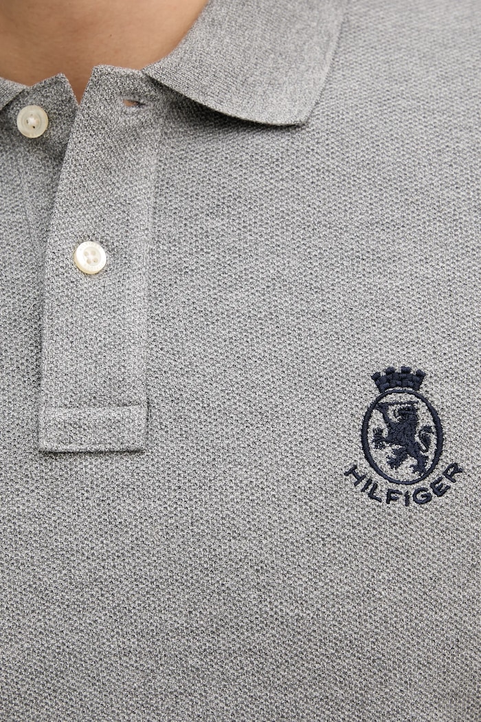Polo tričko Tommy Hilfiger MW0MW40820 sivá