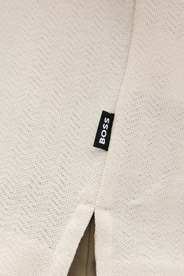 BOSS poló 50549593 bézs