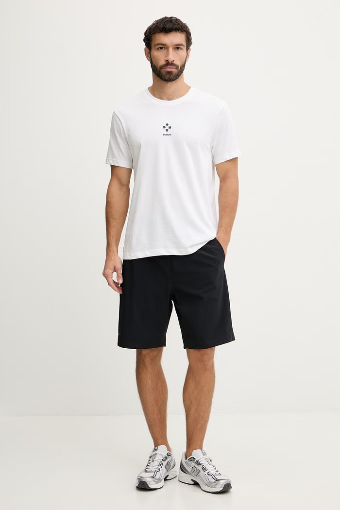 Tričko Lacoste x Daniil Medvedev TH9447 béžová AW25
