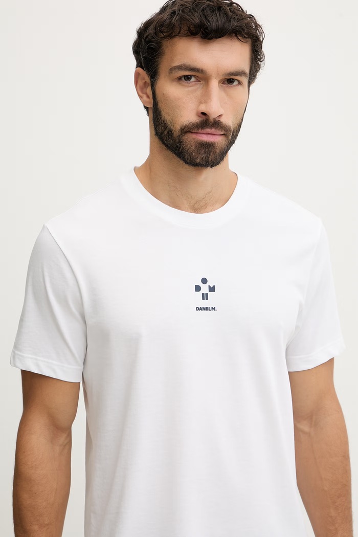 Tričko Lacoste x Daniil Medvedev béžová TH9447