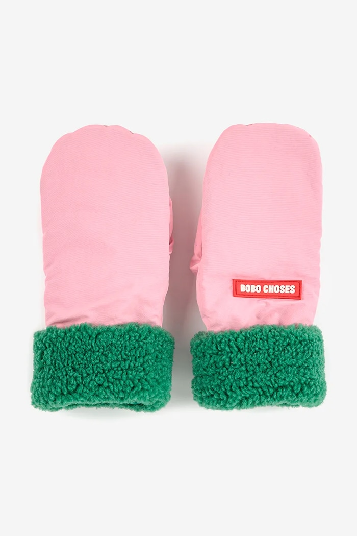 Παιδικά γάντια Bobo Choses 225AI027 ροζ AW25