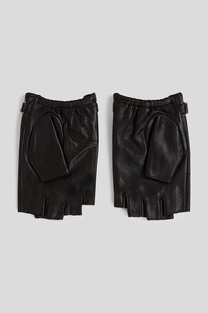 Kožne rukavice Karl Lagerfeld IKON CHOUPETTE A3W33031 crna AW25
