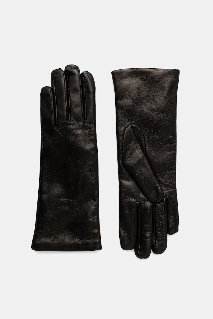 Weekend Max Mara Mănuși de piele SENAPESHORT negru 2525566035600