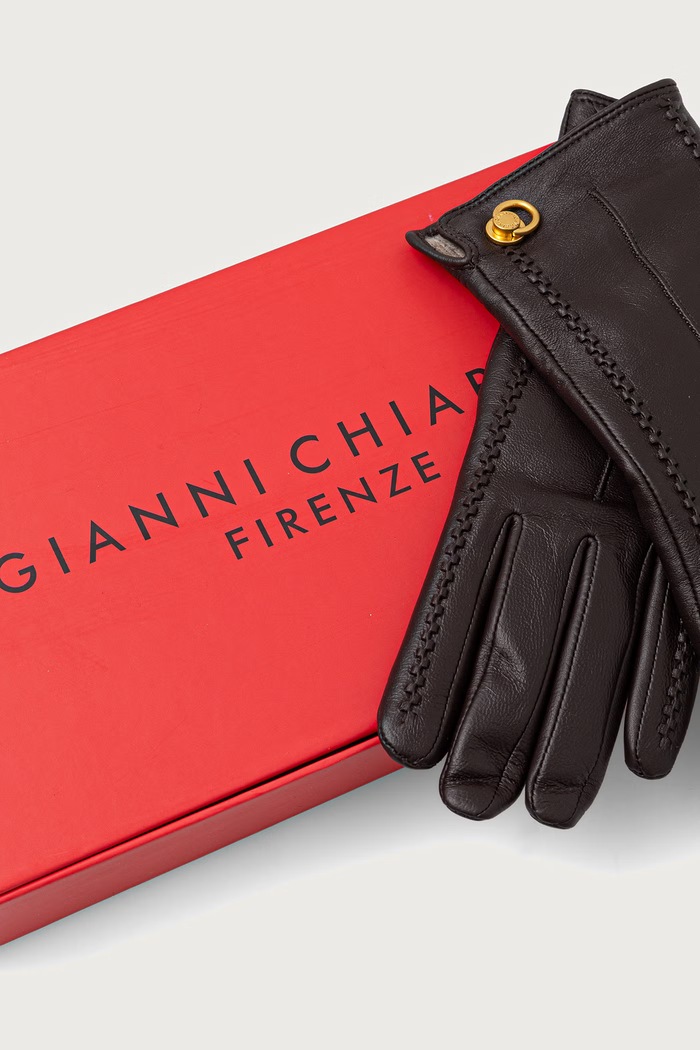 Аксессуары Gianni Chiarini Перчатки для женщин кожаные GN.GL2022 коричневый