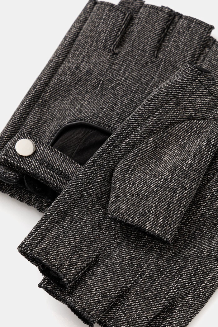 Karl Lagerfeld Jeans mitenki A4W33093 czarny AW25