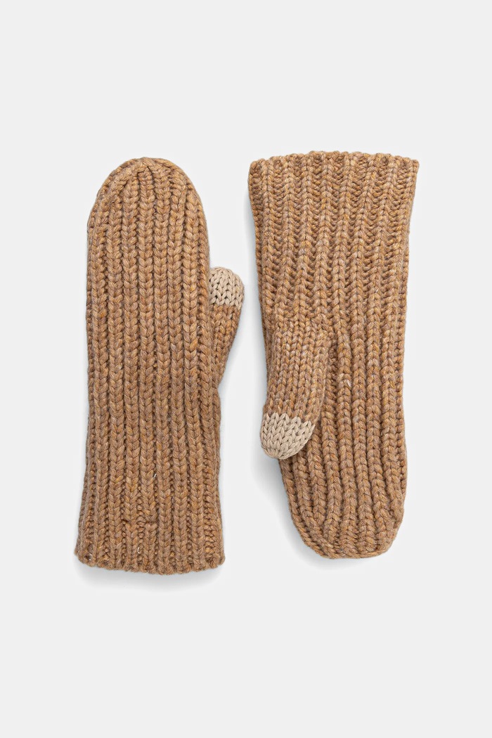 UGG mănuși din amestec de lână CHUNKY altele maro 101022