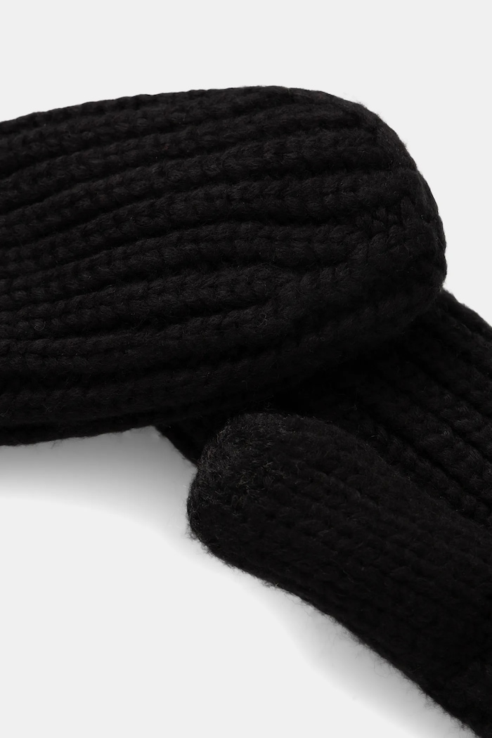 UGG mănuși din amestec de lână CHUNKY 101022 negru AW25