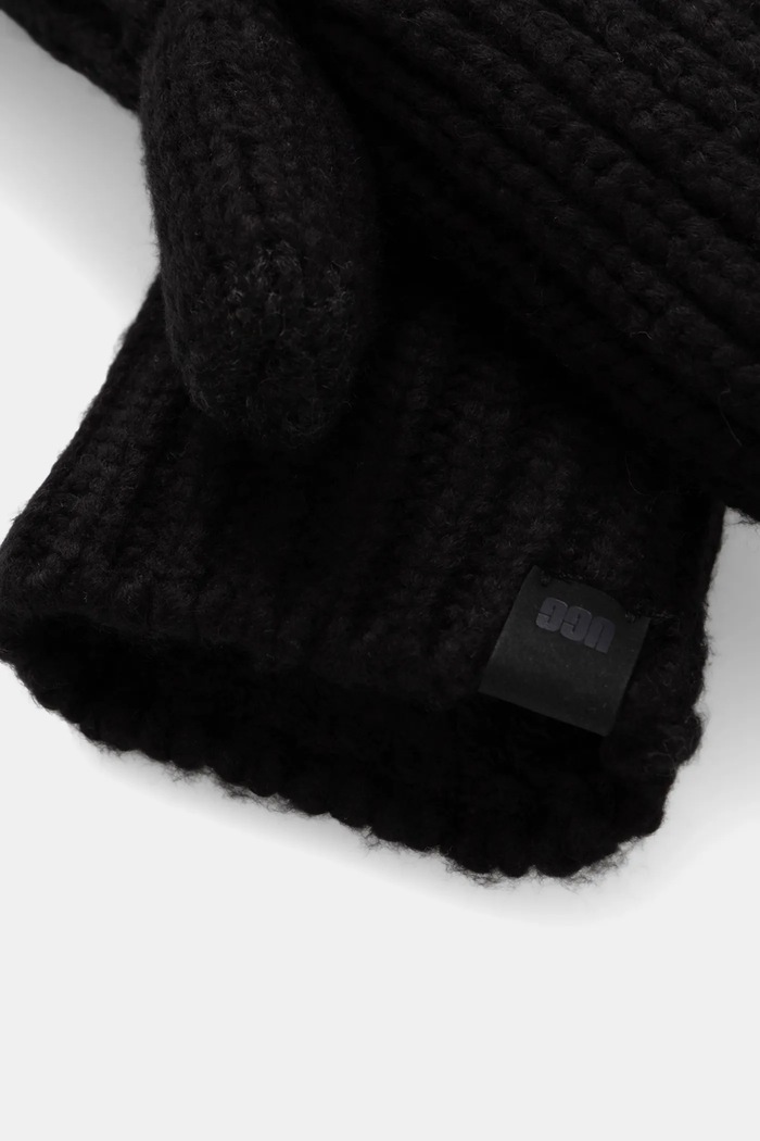 Accesorii UGG mănuși din amestec de lână CHUNKY 101022 negru