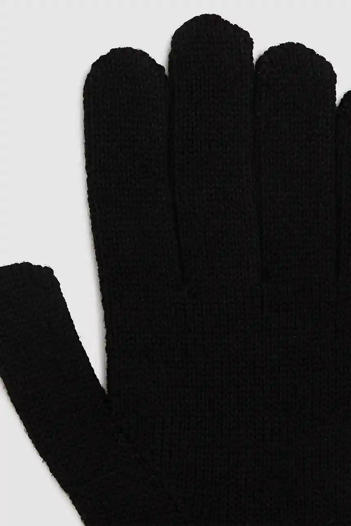 Karl Lagerfeld mănuși K/RSG negru A4W33014