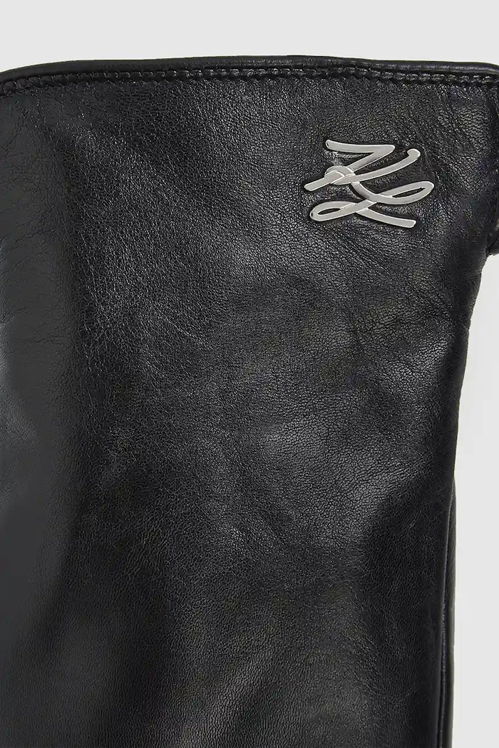 Dodaci Kožne rukavice Karl Lagerfeld K/AUTOGRAPH A4W33017 crna