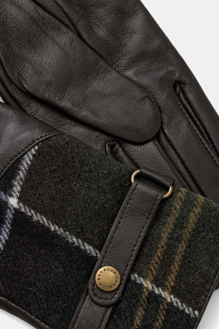 Barbour Kožené rukavice Barbour LGL0037 hnedá AW25