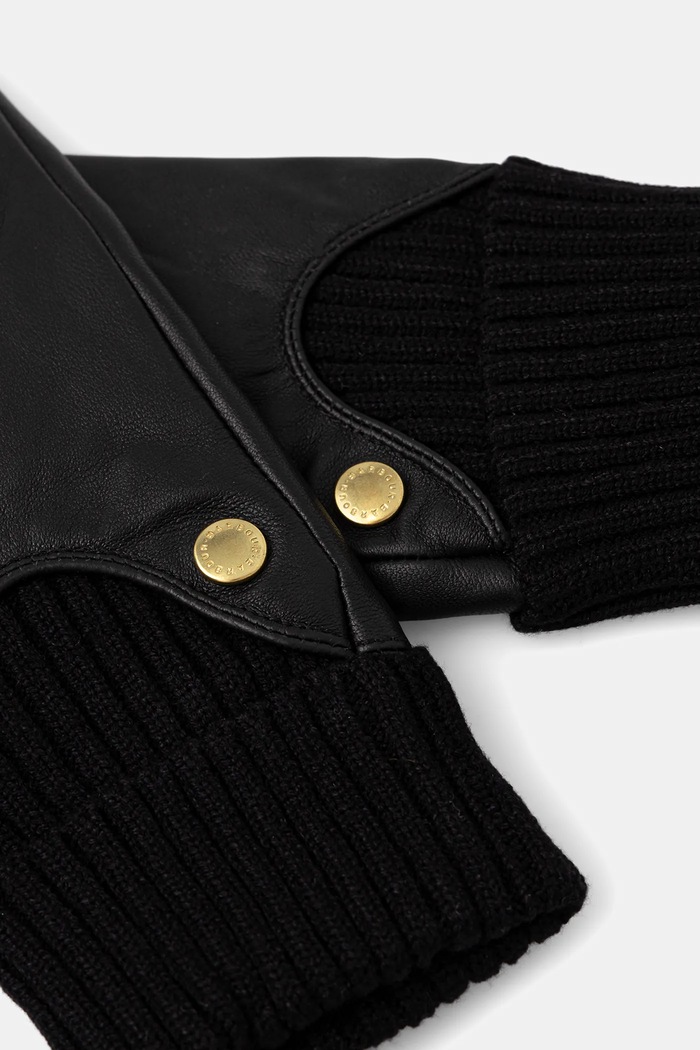 Barbour Rękawiczki skórzane LGL0140 czarny AW25