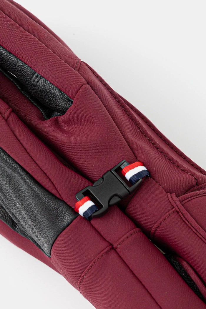 Fusalp mănuși de schi T1702 burgundia AW25