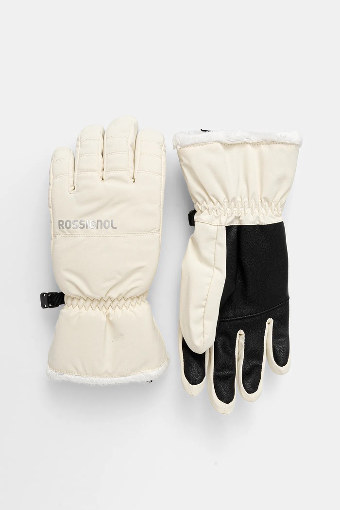 Rossignol guanti da sci beige RLOWG02