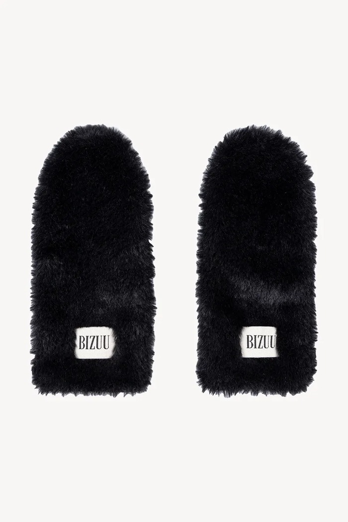 BIZUU Rękawiczki damskie ROKKA ROKKA.CZARNY czarny AW25