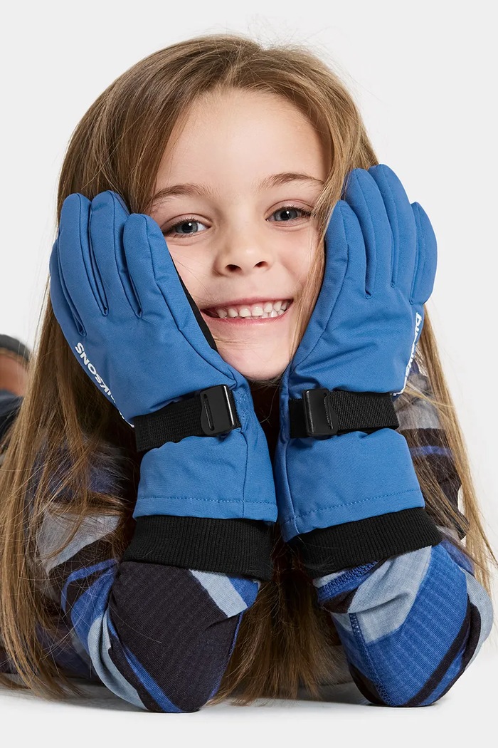 Didriksons mănuși copii BIGGLES GLOVES 3 albastru 505033.9BYA