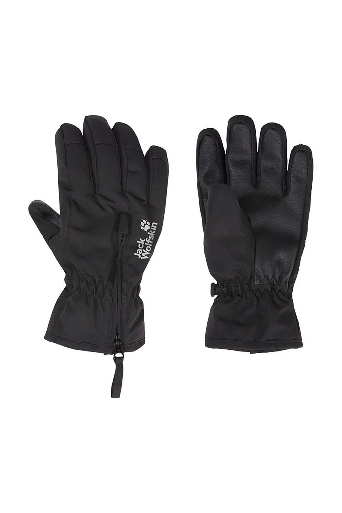 Jack Wolfskin Mănuși copii EASY ZIP GLOVE K negru A65246