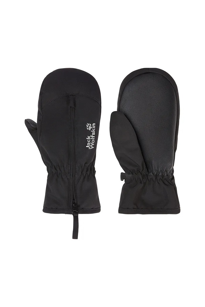 Jack Wolfskin Mănuși de schi pentru copii EASY ZIP MITTEN K negru A65247