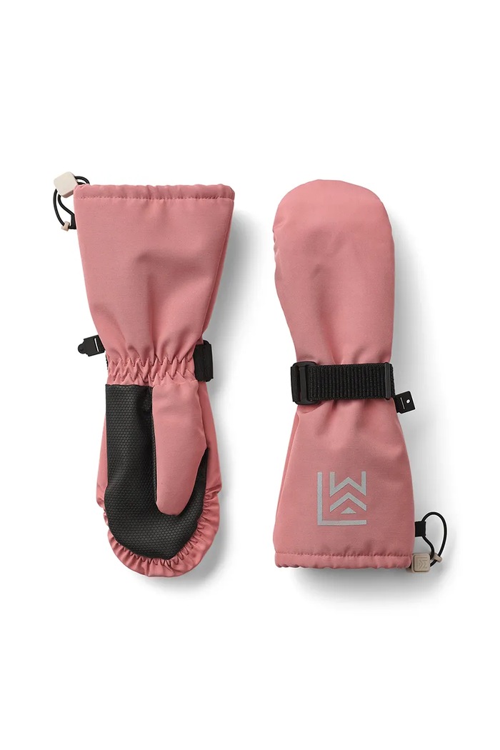Detské lyžiarske rukavice Liewood Fallon Gloves zimný šport ružová LW20096.9BYA