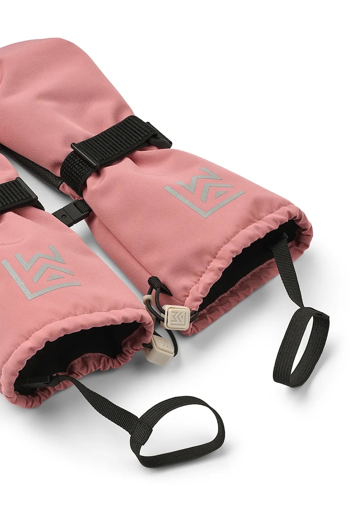 Detské lyžiarske rukavice Liewood Fallon Gloves LW20096.9BYA ružová AW25