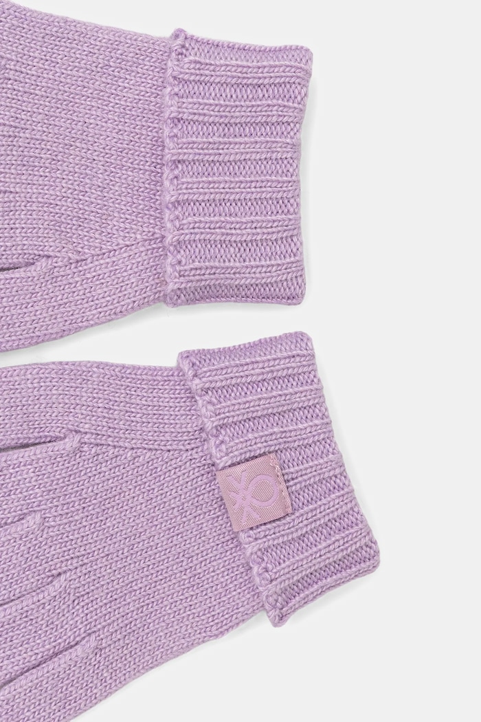 United Colors of Benetton Βρεφικά γάντια United Colors of Benetton 126WGG009.P.seasonal μωβ AW25