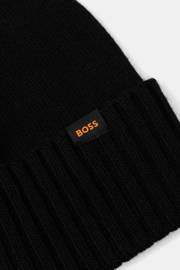 Kapa i rukavice s dodatkom vune BOSS Orange 2-pack Kalipso_SET BOSS Orange 50551225 crna