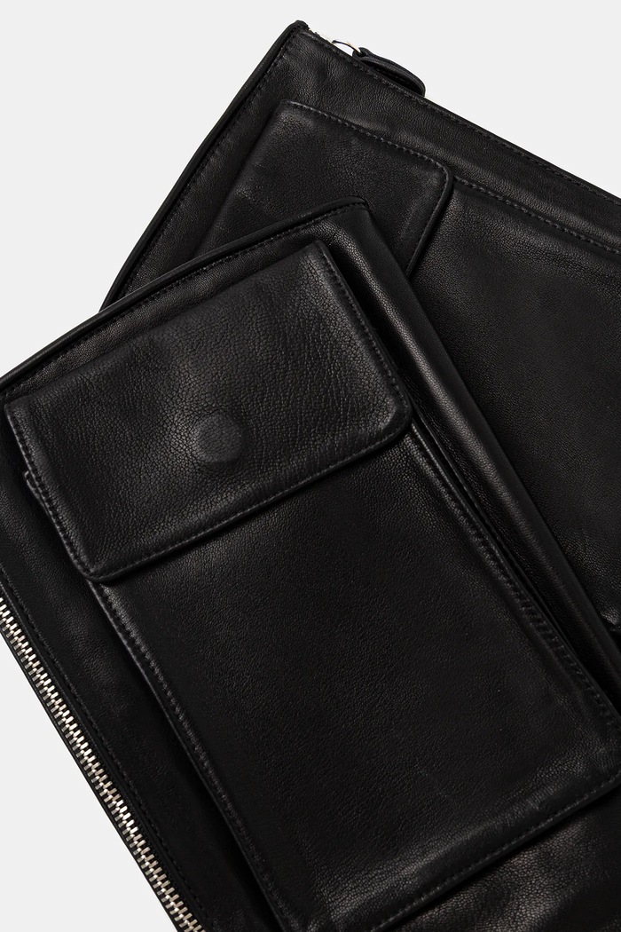 Аксесуари Шкіряні рукавички MM6 Maison Margiela x Agnelle SH2TS0004.M07014.900 чорний