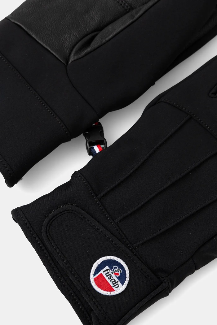 Fusalp Kožne skijaške rukavice Fusalp T2701 crna AW25