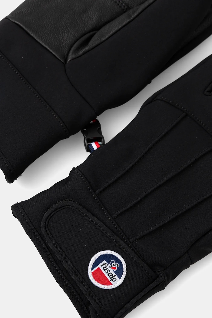 Fusalp Kožne skijaške rukavice Fusalp T2701 crna AW25