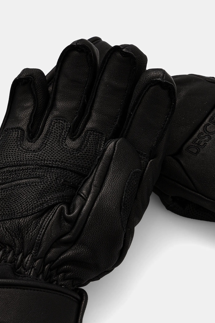 Descente bőr síkesztyű LEATHER GLOVE DW5FGV01MU fekete AW25