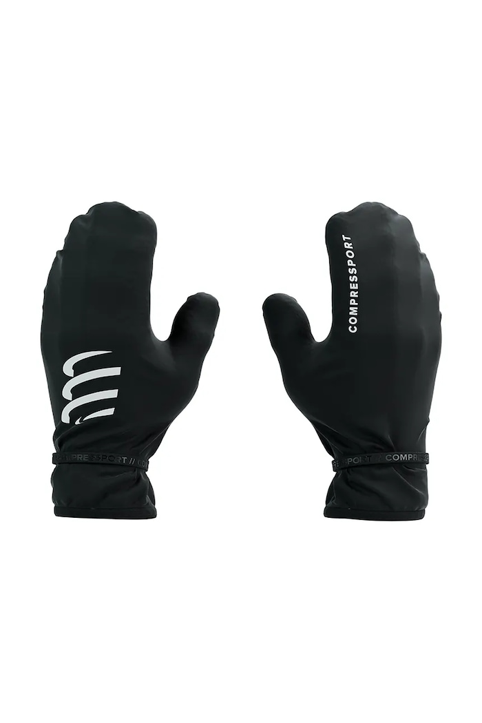 Γάντια Compressport Hurricane προπόνηση μαύρο XGLU885