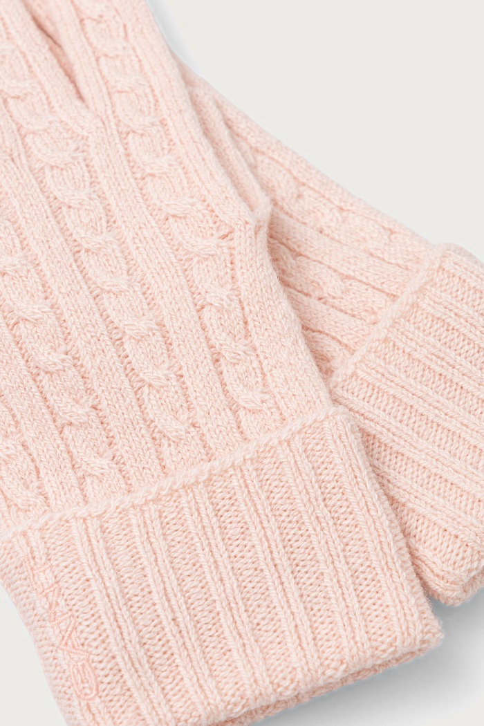 Gant rękawiczki z wełną 4930022 różowy AW25