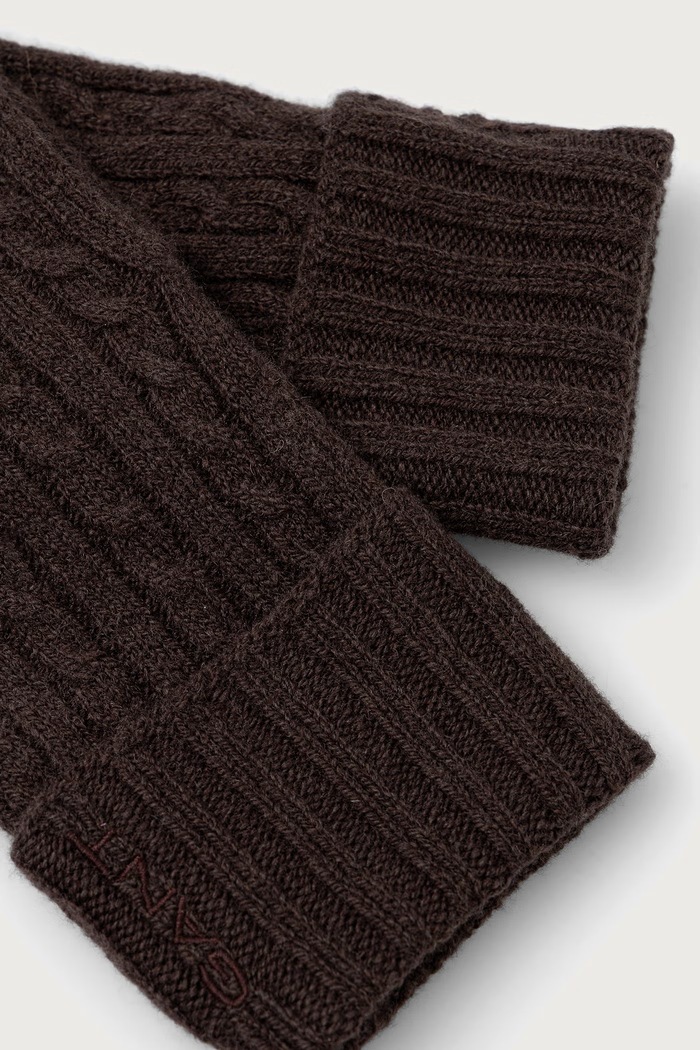Gant rękawiczki z wełną 4930022 brązowy AW25