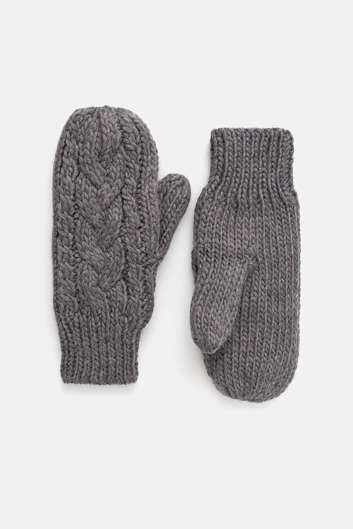 Eisbar Rukavice s dodatkom vune Eisbar Afra Mittens siva E80135