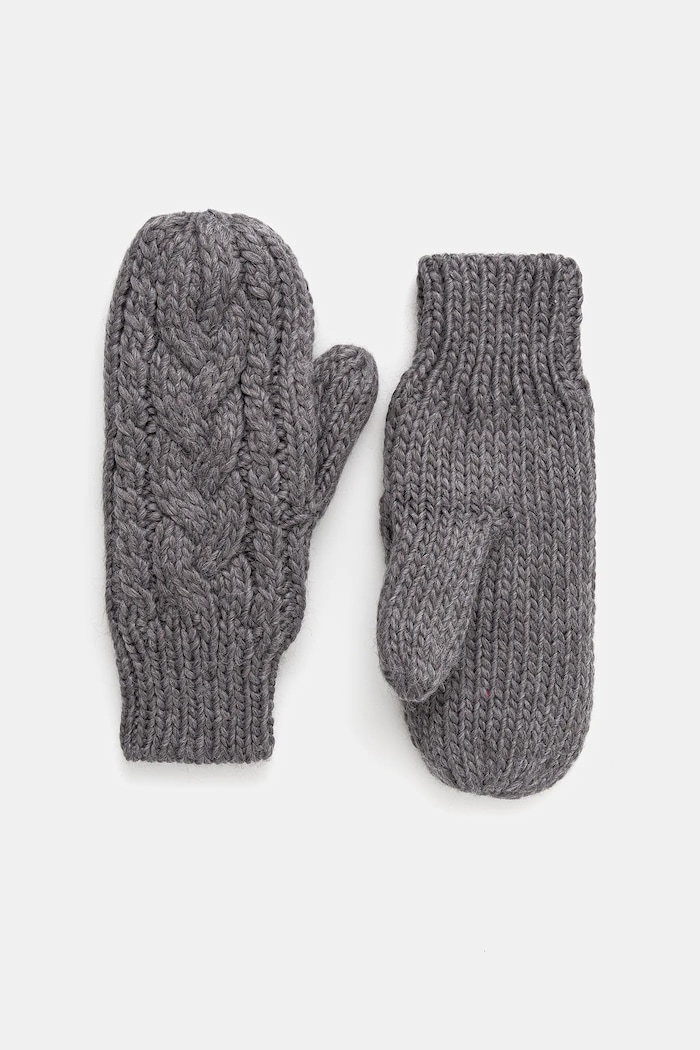 Eisbar Rukavice s dodatkom vune Eisbar Afra Mittens siva E80135