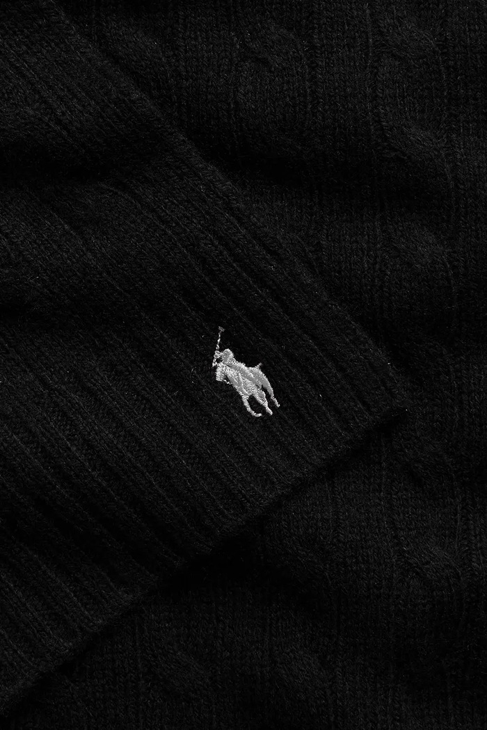 Dodatki Volnen šal Polo Ralph Lauren 455956296 črna
