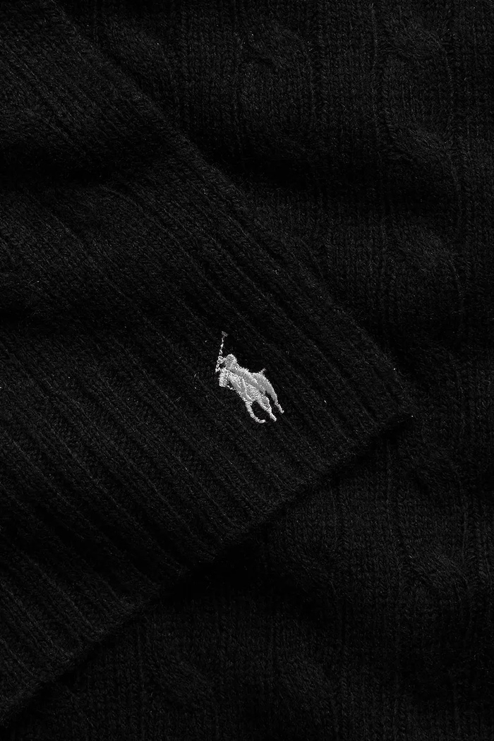 Dodatki Volnen šal Polo Ralph Lauren 455956296 črna