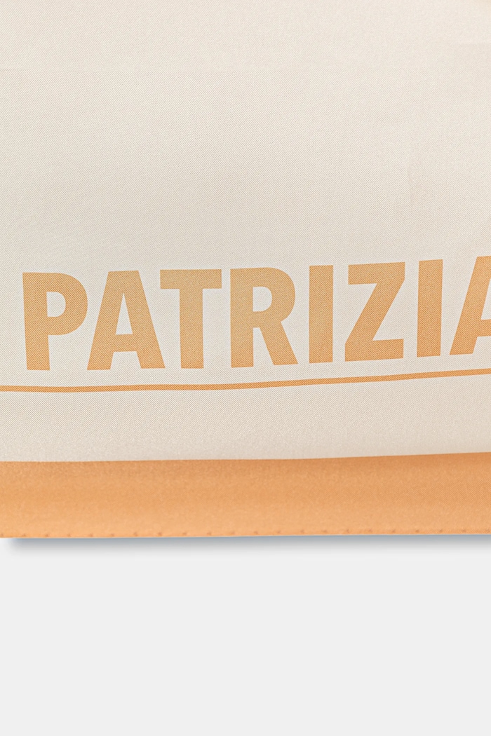 Копринено шалче Patrizia Pepe 8F0081.A4X1 бежов SS26