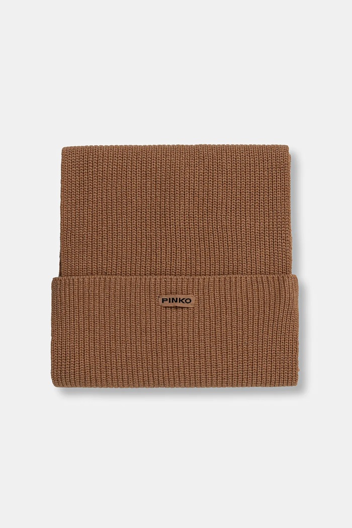 Шал с вълна Pinko 105996.A2Z4 кафяв AW25