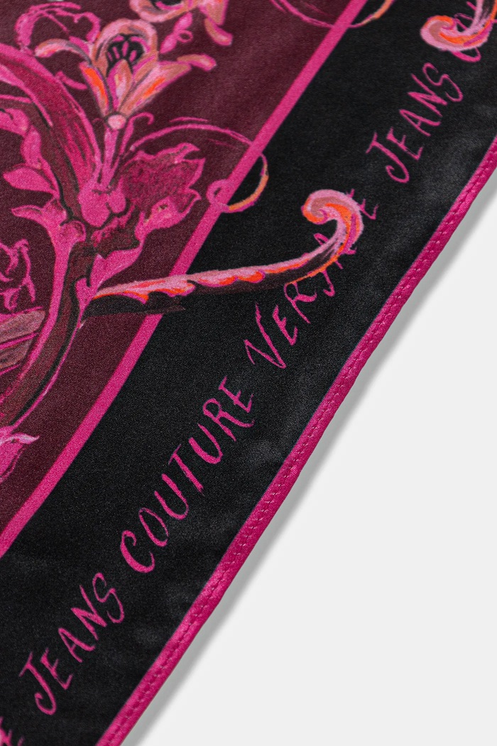 Αξεσουάρ Μεταξωτό φουλάρι Versace Jeans Couture 79HA7H01.ZG402 μωβ